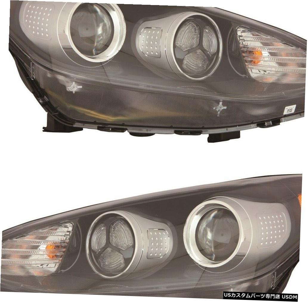 Headlight FIT KIA SPORTAGE 2017-2019ヘッドライトヘッドライトランプハロゲンFWD W / LEDペア FIT KIA SPORTAGE 2017-2019 HEADLIGHTS HEAD LIGHTS LAMP HALOGEN FWD W/LED PAIR 【並行輸入品】