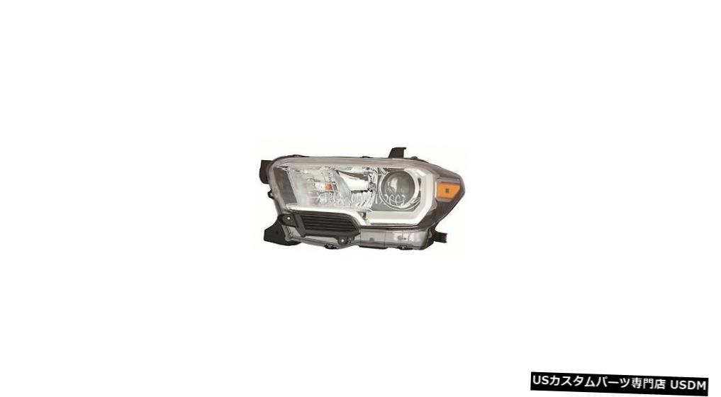 Headlight TOYOTA TACOMA 2016 2017 BLACK LEFT DRIVER HEADLIGHT HEAD LIGHT LAMP W / O DRL TOYOTA TACOMA 2016 2017 BLACK LEFT DRIVER HEADLIGHT HEAD LIGHT LAMP W/O DRL 【並行輸入品】