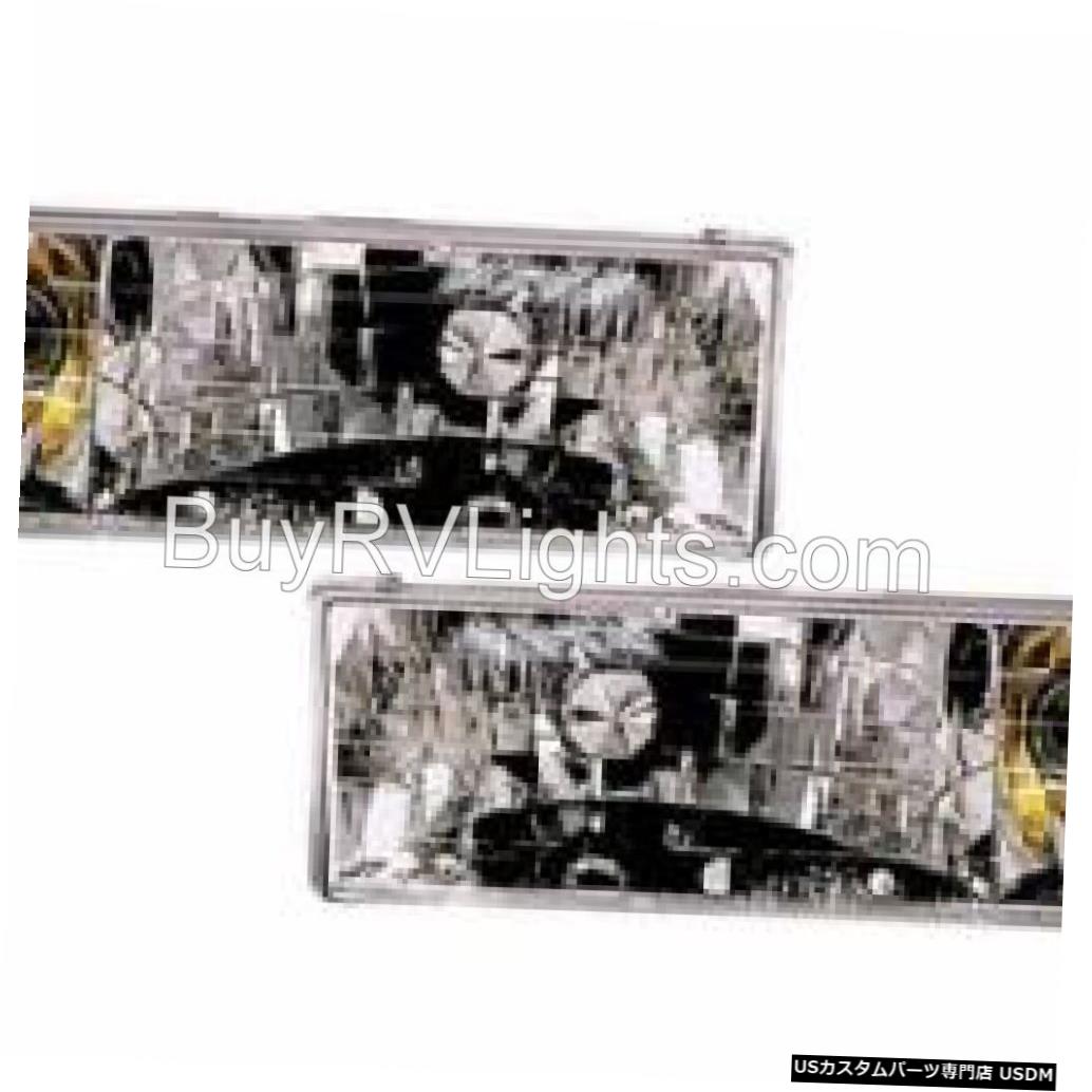 Headlight REXHALL ROSEAIR 2003 2004 2005ペアセットヘッドライトヘッドライトフロントランプRV REXHALL ROSEAIR 2003 2004 2005 PAIR SET HEADLIGHTS HEAD LIGHTS FRONT LAMPS RV 【並行輸入品】