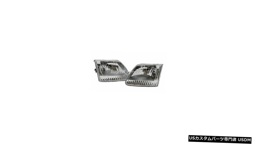 Headlight MONACO KNIGHT 2006 2007 HEADLIGHTS HEAD LIGHTS FRONT LAMPS RV MOTORHOMEペアセット MONACO KNIGHT 2006 2007 HEADLIGHTS HEAD LIGHTS FRONT LAMPS RV MOTORHOME PAIR SET 【並行輸入品】