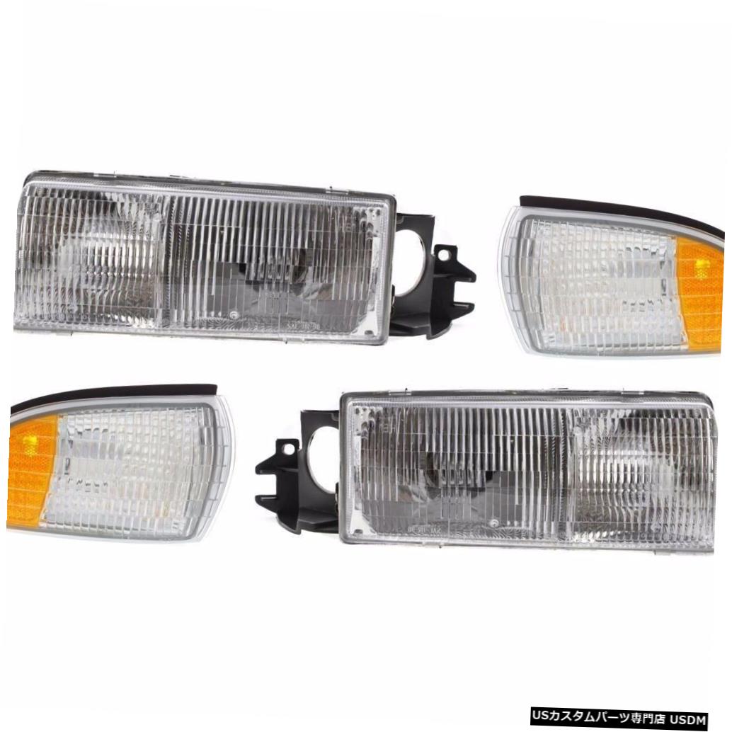 Headlight GEORGIE BOY LANDAU 2004 2005ヘッドライトヘッドライト信号ランプRV 4PCセット GEORGIE BOY LANDAU 2004 2005 HEADLIGHTS HEAD LIGHTS SIGNAL LAMPS RV 4PC SET 【並行輸入品】