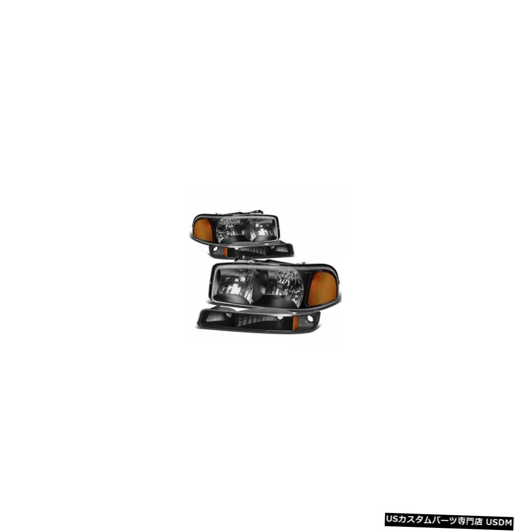 Headlight TIFFIN ALLEGRO 2004 2005ブラックターンシグナルライトヘッドライトヘッドランプRV TIFFIN ALLEGRO 2004 2005 BLACK TURN SIGNAL LIGHTS HEADLIGHTS HEAD LAMPS RV 【並行輸入品】