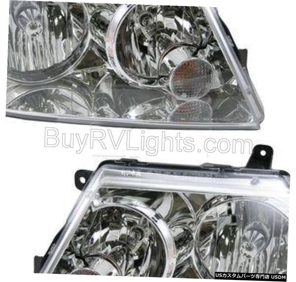 Headlight COACHMEN CROSS COUNTRY 2008 2009ペアヘッドライトヘッドライトフロントランプセットRV COACHMEN CROSS COUNTRY 2008 2009 PAIR HEADLIGHTS HEAD LIGHTS FRONT LAMPS SET RV 【並行輸入品】