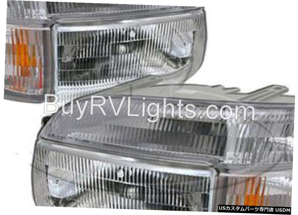 Headlight COACHMEN SANTARA 1998 1999 PAIR SET HEADLIGHTS SIGNAL HEAD LIGHTS FRONT LAMPS RV COACHMEN SANTARA 1998 1999 PAIR SET HEADLIGHTS SIGNAL HEAD LIGHTS FRONT LAMPS RV 【並行輸入品】