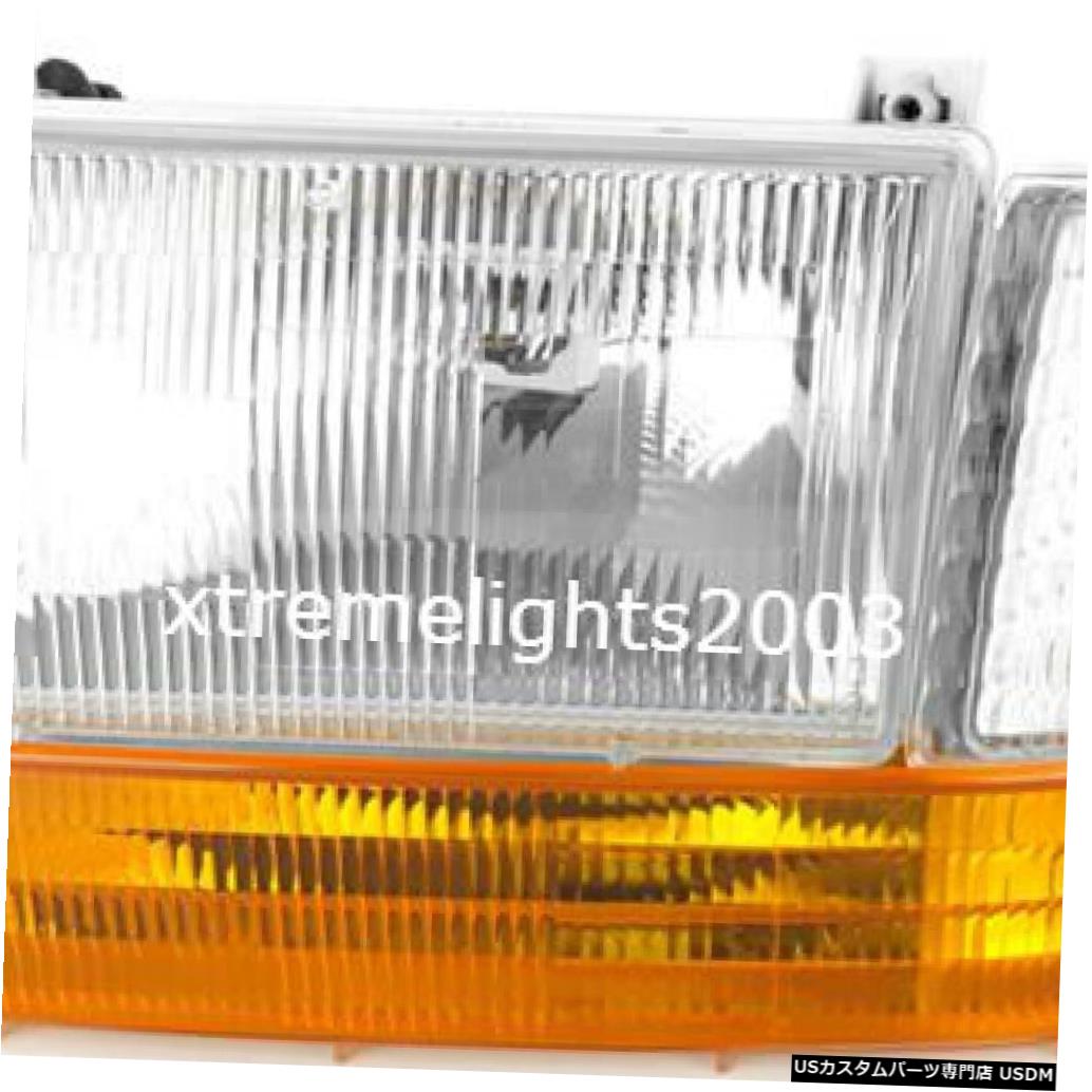 Headlight カントリーコーチウィンザー1999-2001左ドライバーヘッドライトシグナルサイドライト3PC RV COUNTRY COACH WINDSOR 1999-2001 LEFT DRIVER HEADLIGHT SIGNAL SIDE LIGHTS 3PC RV 【並行輸入品】