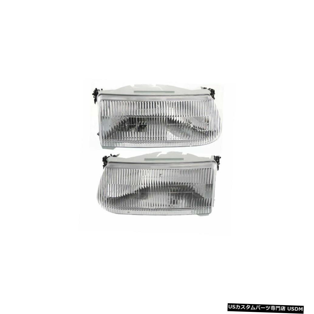Headlight カントリーコーチウィンザー2003 03フロントライトヘッドライトヘッドランプRVペア COUNTRY COACH WINDSOR 2003 03 FRONT LIGHTS HEADLIGHTS HEAD LAMPS RV PAIR 【並行輸入品】