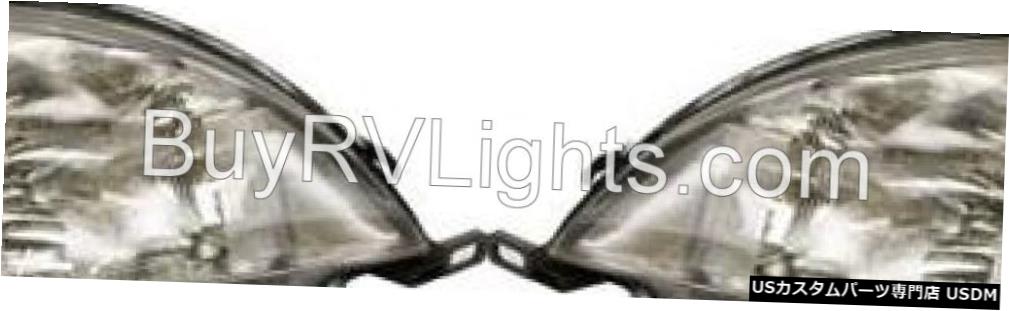 Headlight TIFFIN PHAETON 2002 2003ペアセットフロントヘッドライトランプヘッドライトRV TIFFIN PHAETON 2002 2003 PAIR SET FRONT HEAD LIGHTS LAMPS HEADLIGHTS RV 【並行輸入品】｜カスタムパーツ WORLD倉庫