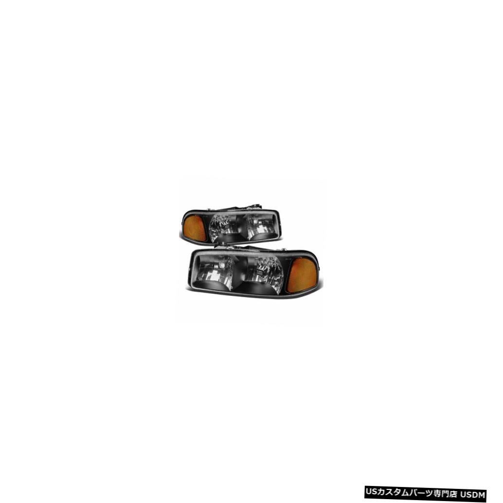 Headlight TIFFIN ALLEGRO 2002 2003 2004 2005ブラックライトヘッドライトヘッドランプペアRV TIFFIN ALLEGRO 2002 2003 2004 2005 BLACK LIGHTS HEADLIGHTS HEAD LAMPS PAIR RV 【並行輸入品】
