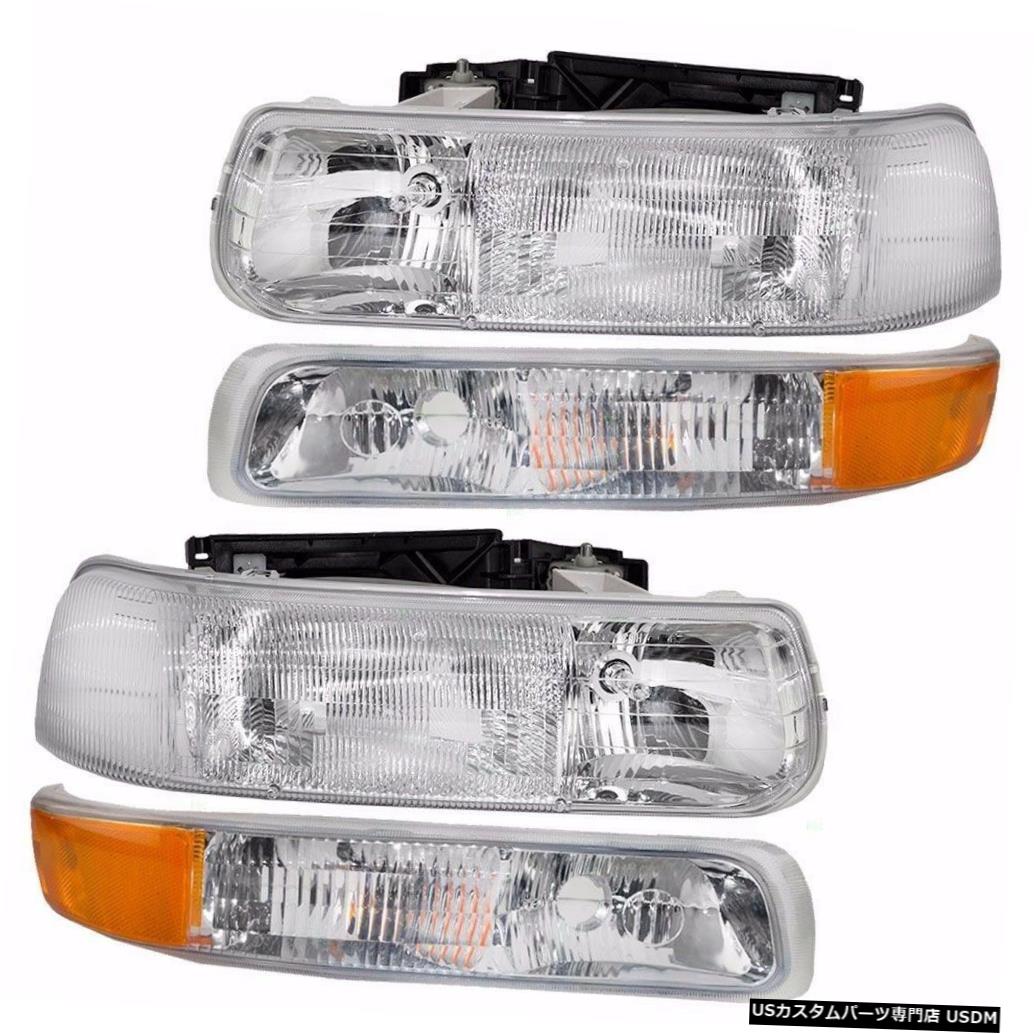 Headlight FORETRAVEL U320 2002 2003ヘッドライトヘッドライトターンシグナルランプセットRV FORETRAVEL U320 2002 2003 HEADLIGHTS HEAD LIGHTS TURN SIGNAL LAMPS SET RV 【並行輸入品】