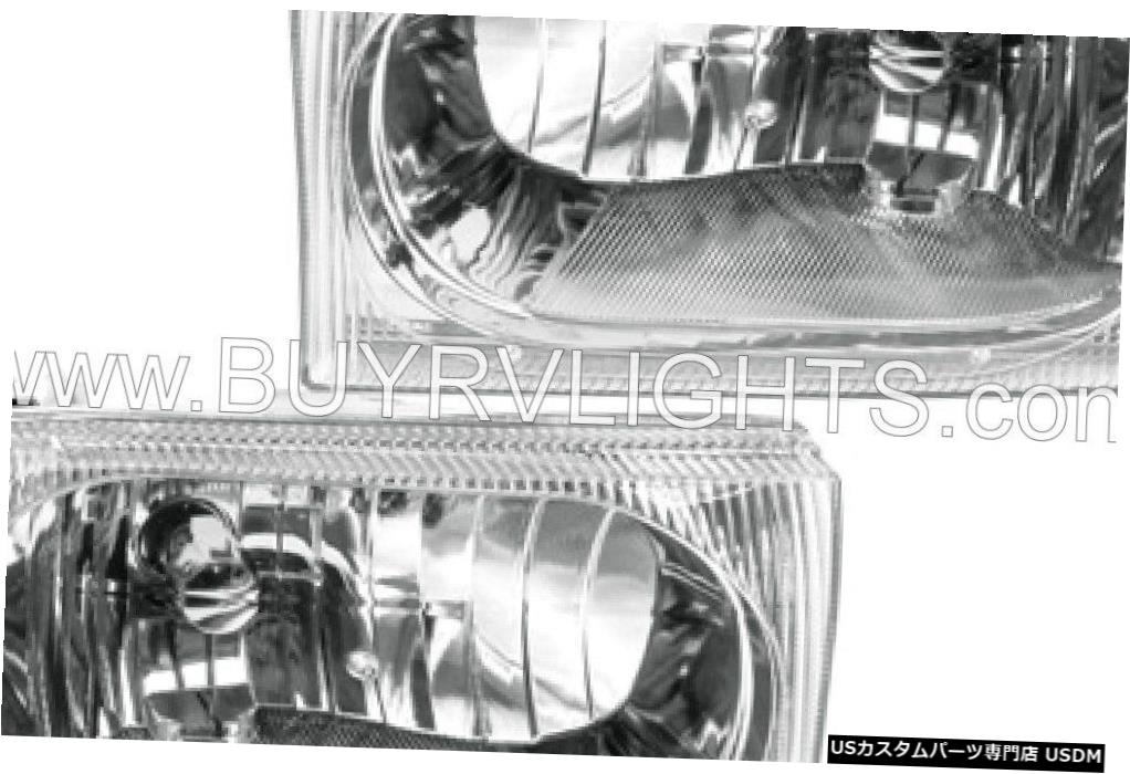 Headlight TIFFIN ZEPHYR 2000 2001 2002ペアダイヤモンドクリアライトヘッドライトヘッドランプRV TIFFIN ZEPHYR 2000 2001 2002 PAIR DIAMOND CLEAR LIGHTS HEADLIGHTS HEAD LAMPS RV 【並行輸入品】