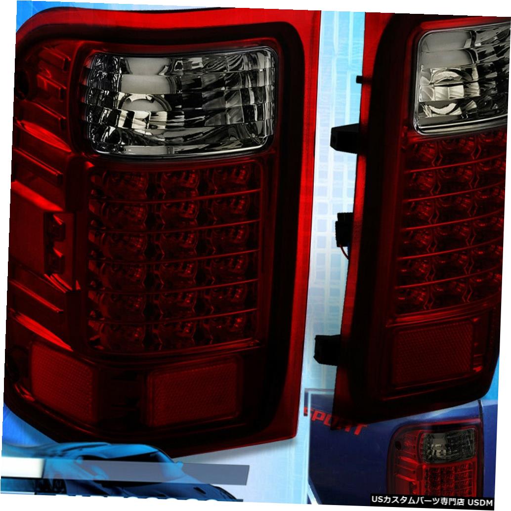 テールライト 01-11レンジャースモークレッドハウジングレンズテールライトランプペアセット交換用 For 01-11 Ranger Smoke Red Housing Lens Tail Lights Lamp Pair Set Replacement 【並行輸入品】 44,022円