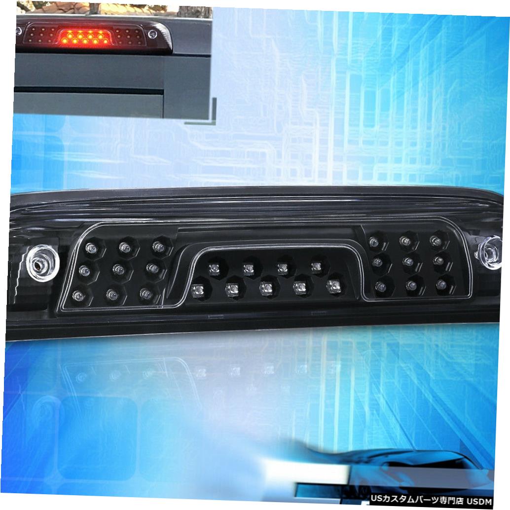 テールライト 14-19シルバラードシエラLEDルーフストップ3ブレーキライトランプアセンブリブラック For 14-19 Silverado Sierra LED Roof Stop 3rd Brake Lights Lamps Assembly Black 【並行輸入品】