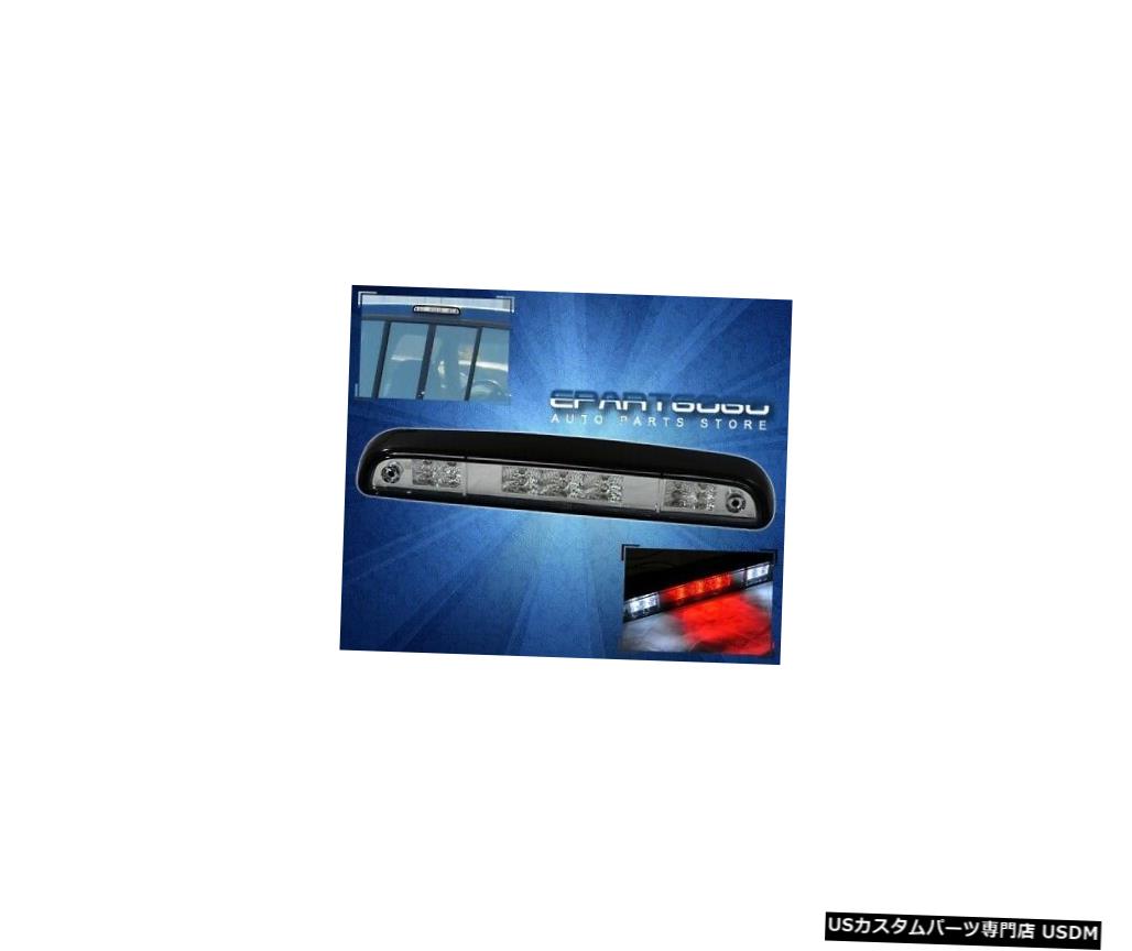 テールライト 92-96 F150 F250 F350 BroncoリアルーフLED第3ブレーキライトランプユニットクローム用 For 92-96 F150 F250 F350 Bronco Rear Roof LED 3rd Brake Light Lamp Unit Chrome 【並行輸入品】