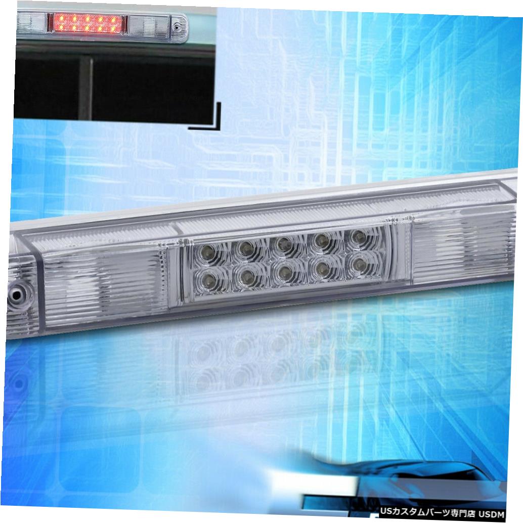 テールライト 88-98シボレー/ GMC C / K 1500 2500 3500 LEDクロームサードブレーキライトテールランプ用 For 88-98 Chevy/GMC C/K 1500 2500 3500 LED Chrome Third Brake Light Tail Lamp 【並行輸入品】