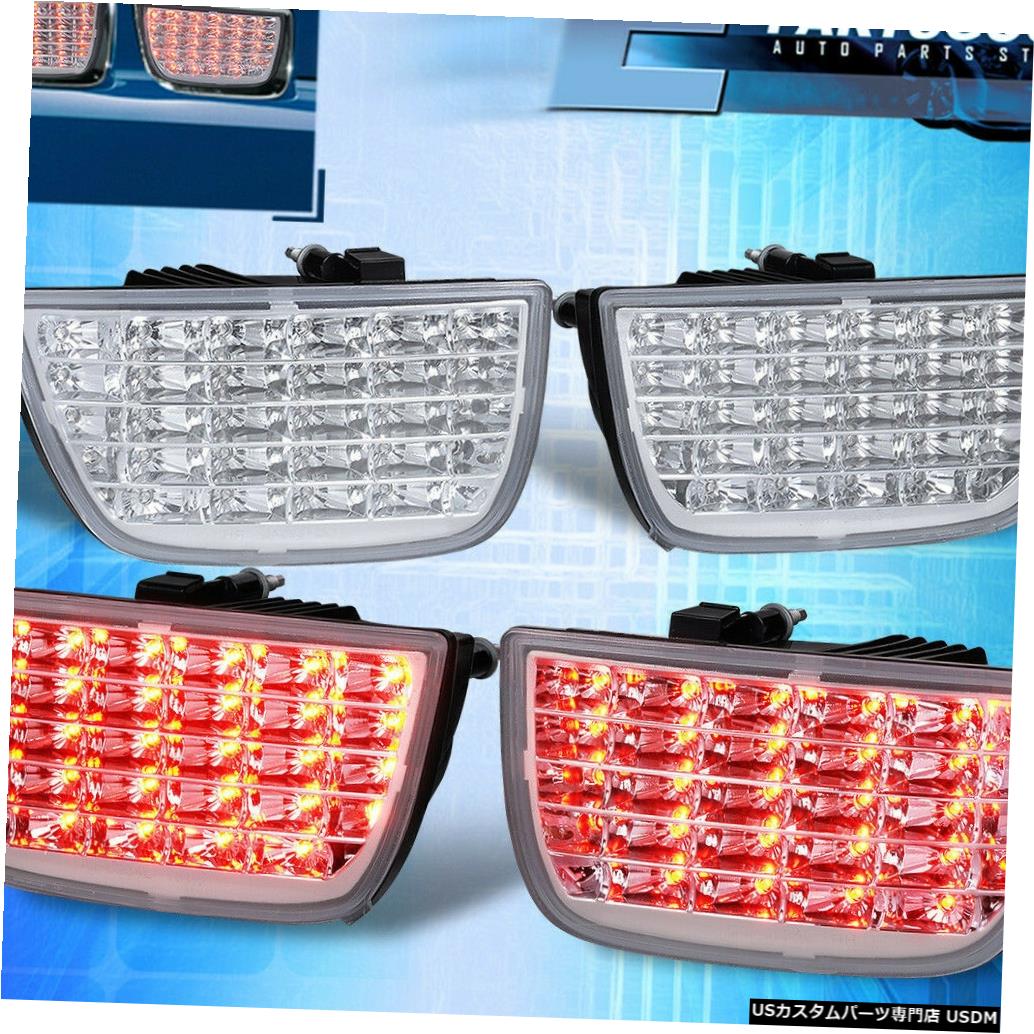 テールライト 2010-2013シボレーカマロシーケンシャルLed 4Pcクロームテールライトセット左+右 2010-2013 Chevy Camaro Sequential Led 4Pc Chrome Tail Lights Set Left + Right 【並行輸入品】