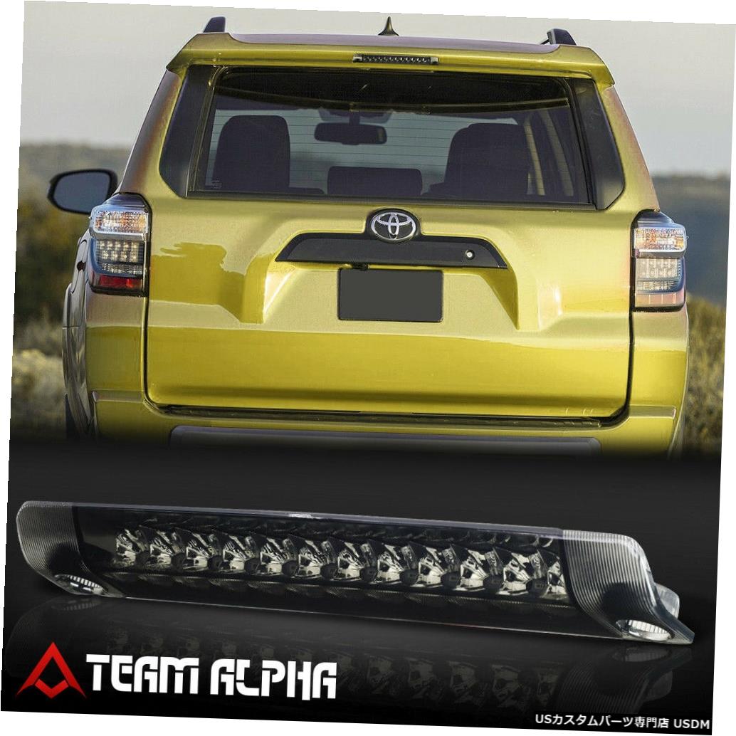 テールライト 2010-2016年のSienna / 4Runner [Chrome / Smoke]に適合LED 3番目3番目のブレーキライトテールランプ Fits 2010-2016 Sienna/4Runner [Chrome/Smoke] LED Third 3rd Brake Light Tail Lamp 【並行輸入品】