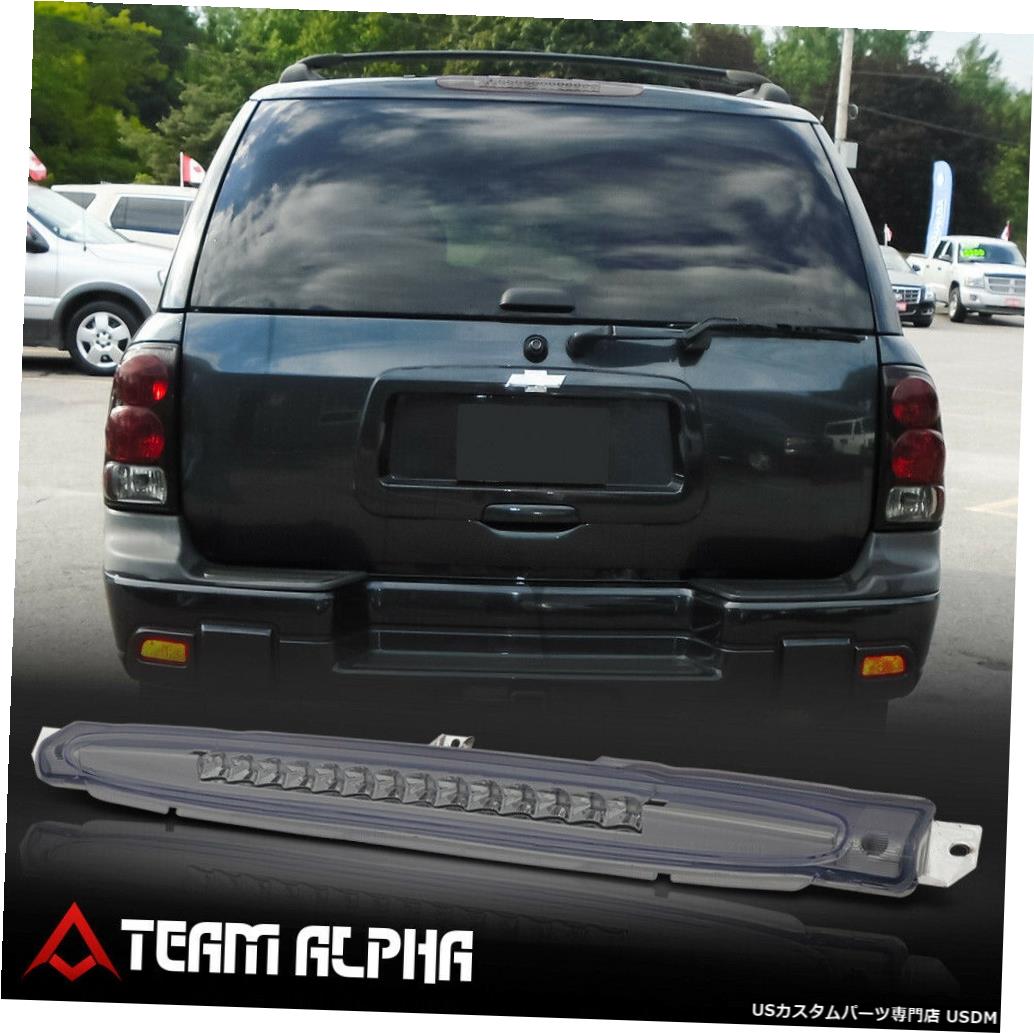 テールライト 2002?2009年のTrailblazer / Envoyに適合[Chrome / Smoke] LED 3番目の3番目のテールブレーキライト Fits 2002-2009 Trailblazer/Envoy [Chrome/Smoke] LED Third 3rd Tail Brake Light 【並行輸入品】