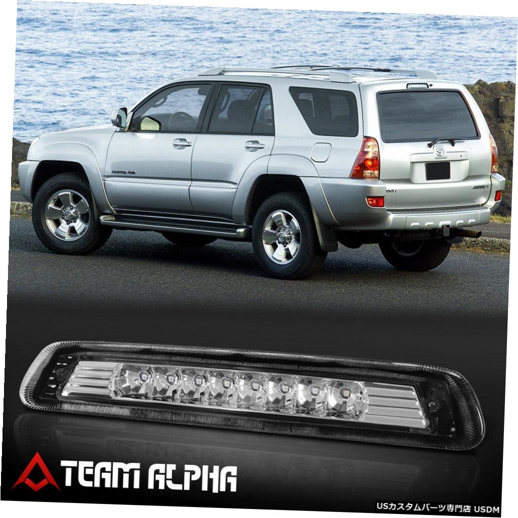 テールライト 2003-2009トヨタ4ランナーに適合[クローム/クリア] LED 3番目3ブレーキライトテールランプ Fits 2003-2009 Toyota 4Runner [Chrome/Clear] LED Third 3rd Brake Light Tail Lamp 【並行輸入品】