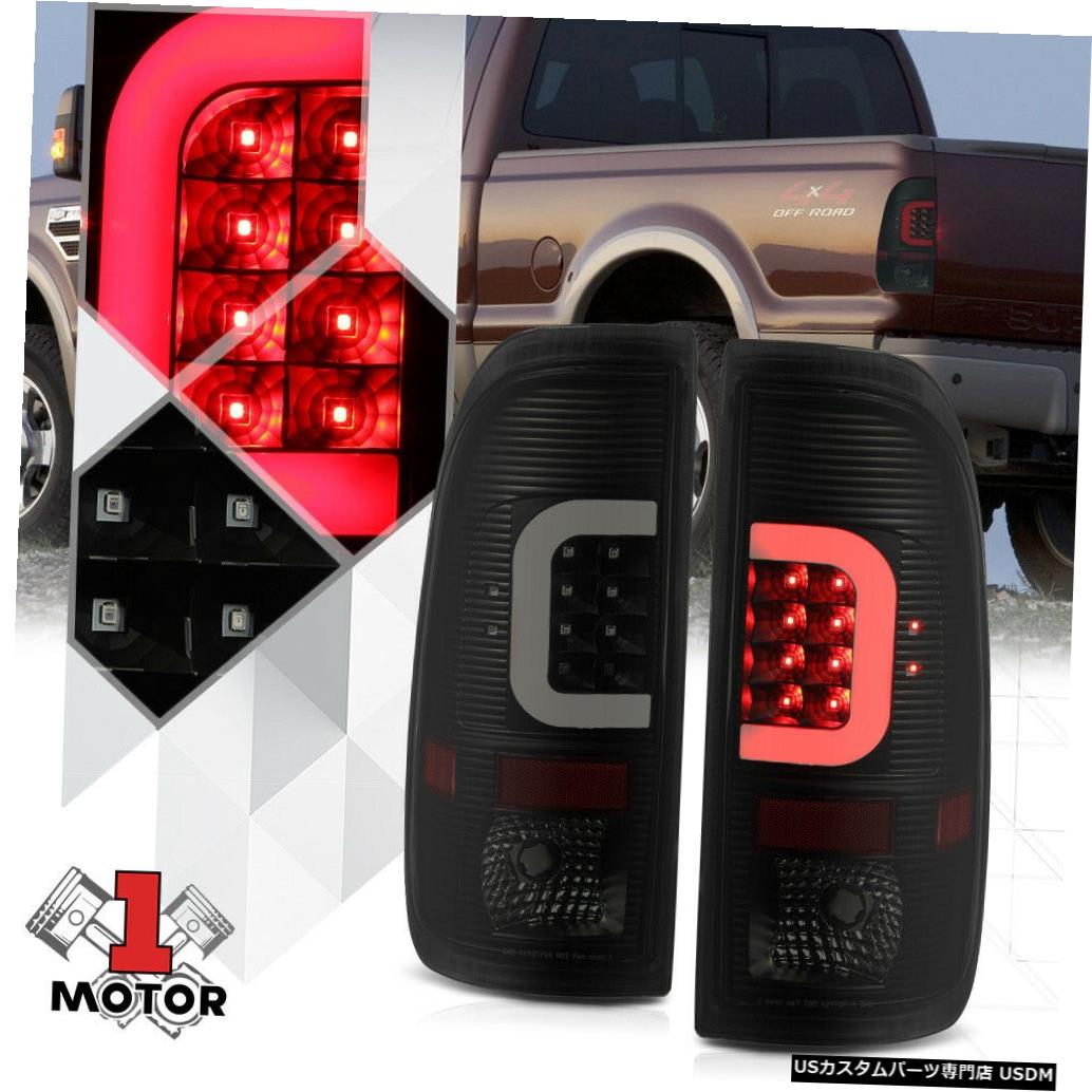 テールライト ブラック/スモーク* TRON LED C-BAR * 08-16 Super Duty SD F250用ネオンチューブテールライト Black/Smoked *TRON LED C-BAR* Neon Tube Tail Light for 08-16 Super Duty SD F250 【並行輸入品】
