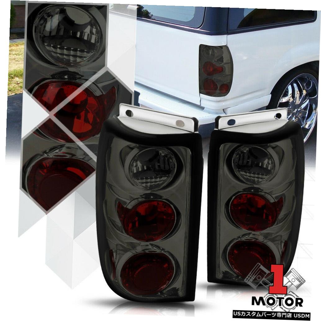 テールライト クロム/煙* EURO ALTEZZA * 95-97 Ford Explorer用テールライトリアブレーキランプ Chrome/Smoke *EURO ALTEZZA* Tail Light Rear Brake Lamp for 95-97 Ford Explorer 【並行輸入品】｜詳細画像