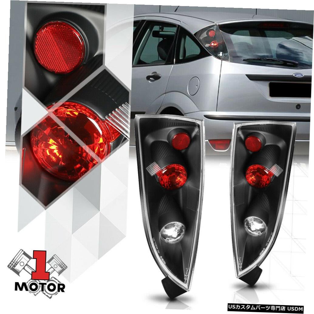 ライト ランプ 定番 5 Dr用テールライトリアブレーキランプ Focus Ford 02 07 Altezza Euro ブラック レッド テールライト 5 Dr Focus Ford 02 07 For Lamp Brake Rear Light Tail Altezza Euro Black Red