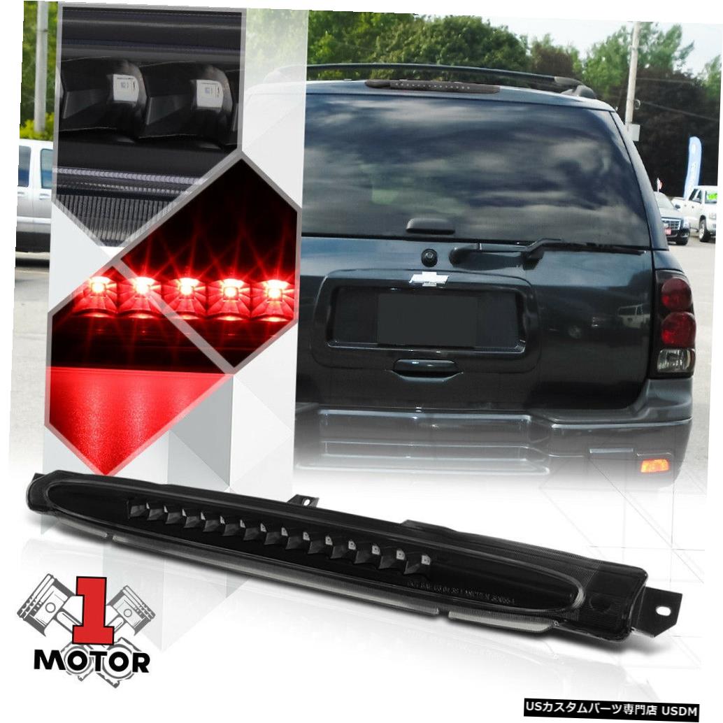 テールライト 02-09 Trailblazer / EnvoyのブラックハウジングスモークレンズLED第3 [第3]ブレーキライト Black Housing Smoke Lens LED Third [3rd] Brake Light for 02-09 Trailblazer/Envoy 【並行輸入品】
