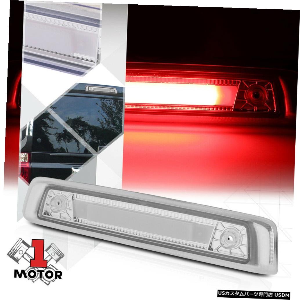 テールライト クロームハウジングクリアレンズ[LED BAR] 06-10ジープコマンダー用第3ブレーキライト Chrome Housing Clear Lens[LED BAR]Third 3rd Brake Light for 06-10 Jeep Commander 【並行輸入品】