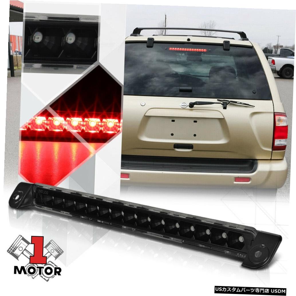 テールライト ブラックハウジングスモークレンズリアLED第3 [第3]ブレーキライト01-04 QX4 / Pathfinder用 Black Housing Smoke Lens Rear LED Third[3rd]Brake Light for 01-04 QX4/Pathfinder 【並行輸入品】