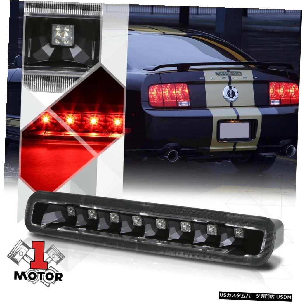 テールライト 05-09フォードマスタング用ブラックハウジングクリアレンズリアLED 3番目[3番目]ブレーキライト Black Housing Clear Lens Rear LED Third [3rd] Brake Light for 05-09 Ford Mustang 【並行輸入品】