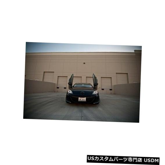 Vertical Doors マツダ3 09-13ランボスタイル垂直ドアVDIボルトヒンジキット Mazda 3 09-13 Lambo Style Vertical Doors VDI Bolt On Hinge Kit 【並行輸入品】|カスタムパーツ WORLD倉庫