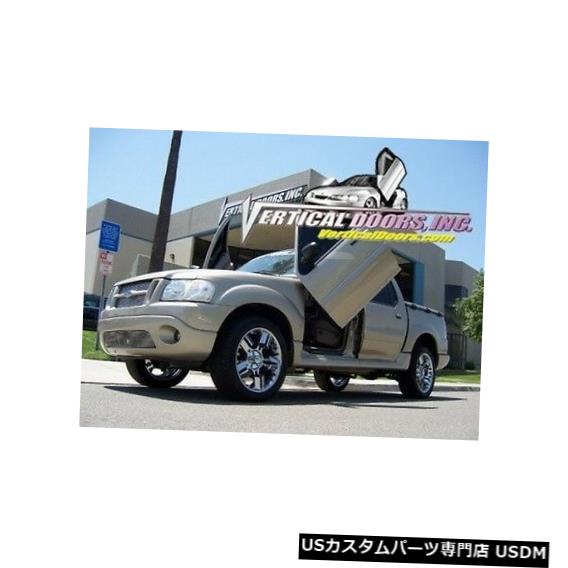 Vertical Doors フォードエクスプローラースポーツTrac 01-05ランボスタイル垂直ドアVDIボルトオンヒンジキット Ford Explorer Sport Trac 01-05 Lambo Style Vertical Doors VDI Bolt On Hinge Kit 【並行輸入品】