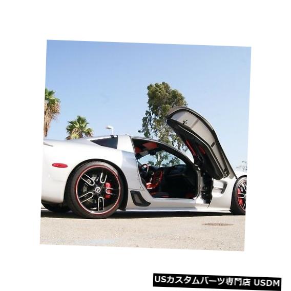 Vertical Doors VDI ZLR DOORS KITシボレーコルベットC5 97-04ボルトオンスタイルドアコンバージョンキット VDI ZLR DOORS KIT Chevrolet Corvette C5 97-04 Bolt-on Style Door Conversion Kit 【並行輸入品】
