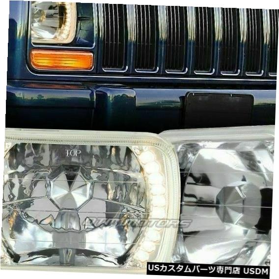 メーカー再生品 ライト ランプ Headlight 7 Toyota Lamps Headlights Housing Chrome Led Yellow H6054 H6052 H6014 7 X6 H6054黄色 Ledクロームハウジングヘッドライトランプトヨタ H6052 H6014 X6 Plid Metrokota Go Id