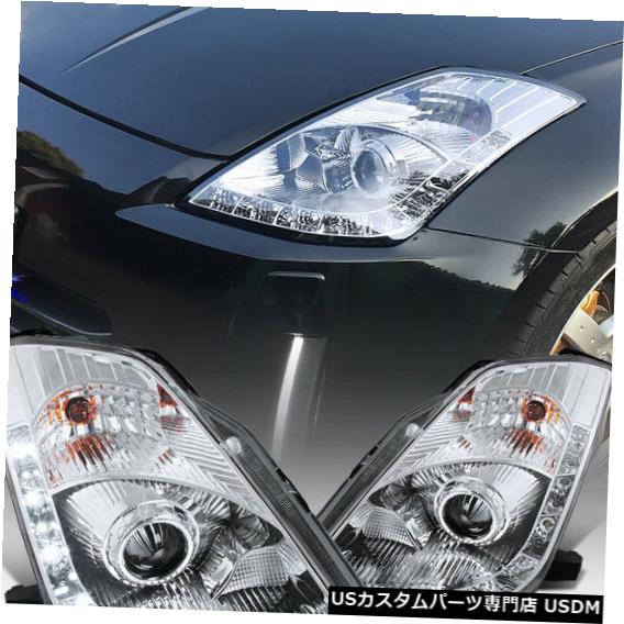 Headlight 2006?2009年の350Z LED信号「HID」プロジェクターヘッドライトヘッドランプ For 2006-2009 350Z LED Signal "HID" Projector Headlights Head Lamp 【並行輸入品】｜カスタムパーツ WORLD倉庫