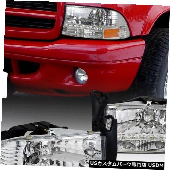 誕生日プレゼント ライト ランプ Smd Dakota Dodge 1997 04 For Drlヘッドライトヘッドランプ交換 Led 1997 04年のダッジダコタsmd Headlight Led Replacement Lamps Head Headlights Drl