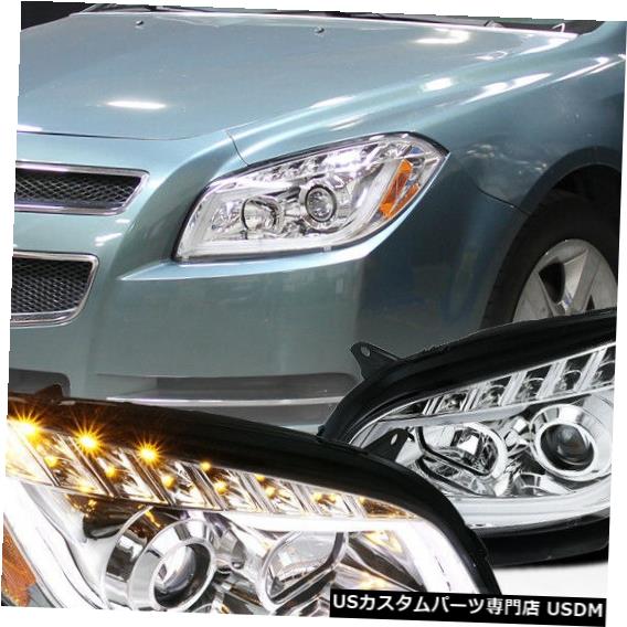 ライト ランプ 本物の Headlights Projector Bar Tube Led Pair Malibu Chevy 08 12 For 08 12シボレーマリブペアledチューブバープロジェクターヘッドライト Headlight Labcapilo Com