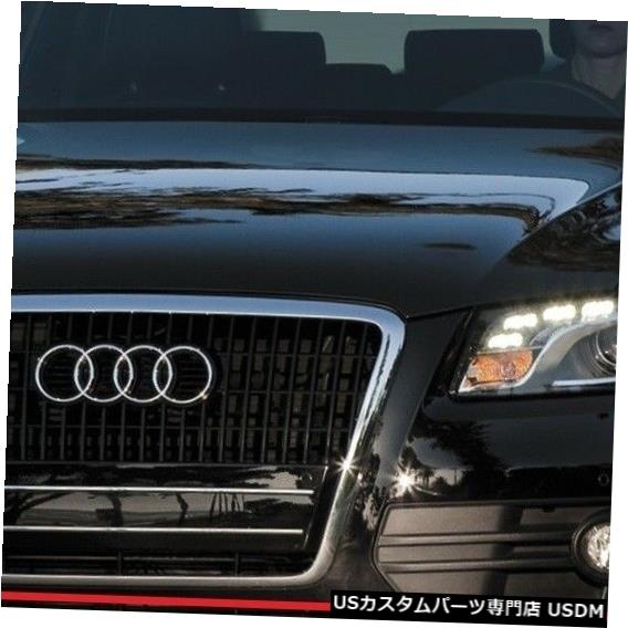 Front Bumper Cover 新しい純正AUDI Q5 2009-2012フロントバンパーセンターロアブラックスポイラーカバー NEW GENUINE AUDI Q5 2009-2012 FRONT BUMPER CENTER LOWER BLACK SPOILER COVER 【並行輸入品】