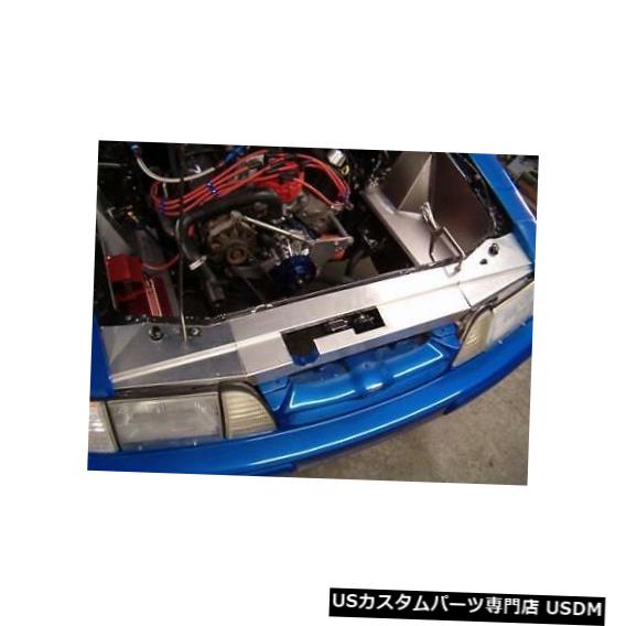 Front Bumper Cover 1987-93フォードマスタングラジエーターバンパーフィラーカバーアルミニウムフォックスボディは米国製！ 1987-93 FORD MUSTANG RADIATOR BUMPER FILLER COVER ALUMINUM FOX BODY MADE IN USA! 【並行輸入品】｜カスタムパーツ WORLD倉庫