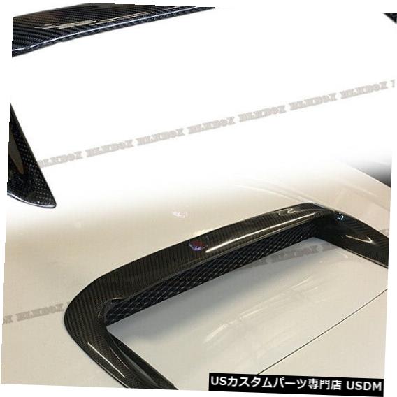 Front Bumper Cover 2015-2020年のすべての新しいスバルWRX STi VAカーボンファイバーフロントフードスクープカバー2019 ALL NEW For 2015-2020 Subaru WRX STi VA Carbon Fiber Front Hood Scoop Cover 2019 【並行輸入品】