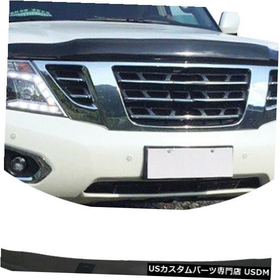Front Bumper Cover 1PCSブラウンフロントバンパーガード3.5MM日産パトロール2010-18 FJ5 / 40カバートリム 1PCS Brown Front Bumper Guard 3.5MM Cover Trim For Nissan Patrol 2010-18 FJ5/40 【並行輸入品】