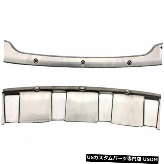 Front Bumper Cover ホンダクロスツアー2010-13のステンレス製フロントおよびリアバンパープロテクターシルカバー Stainless Front and Rear Bumper Protector Sill Cover for Honda Crosstour 2010-13 【並行輸入品】