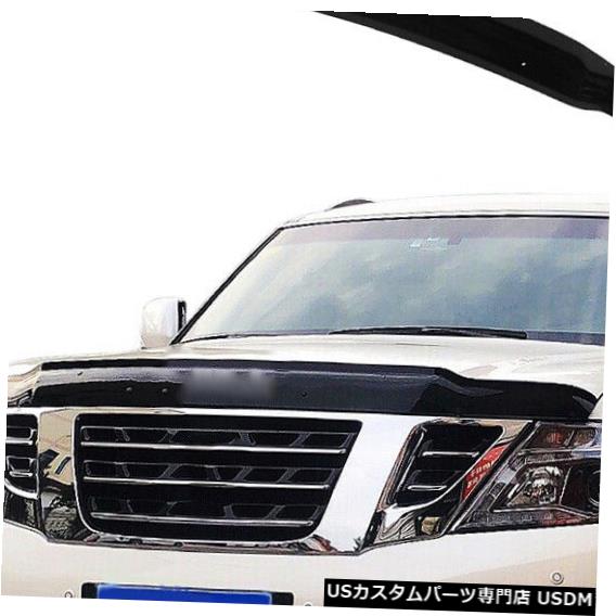 Front Bumper Cover 1PCSブラックフロントバンパーガードカバートリム日産パトロール2010-2018年FJ5 / 42 1PCS Black Front Bumper Guard Cover Trim For Nissan Patrol 2010-2018 Year FJ5/42 【並行輸入品】