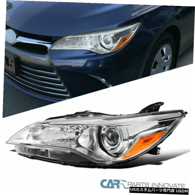Headlight 15-17トヨタカムリクリアレンズプロジェクターヘッドライトヘッドランプ左側ドライバー側 For 15-17 Toyota Camry Clear Lens Projector Headlight Head Lamp Left Driver Side 【並行輸入品】