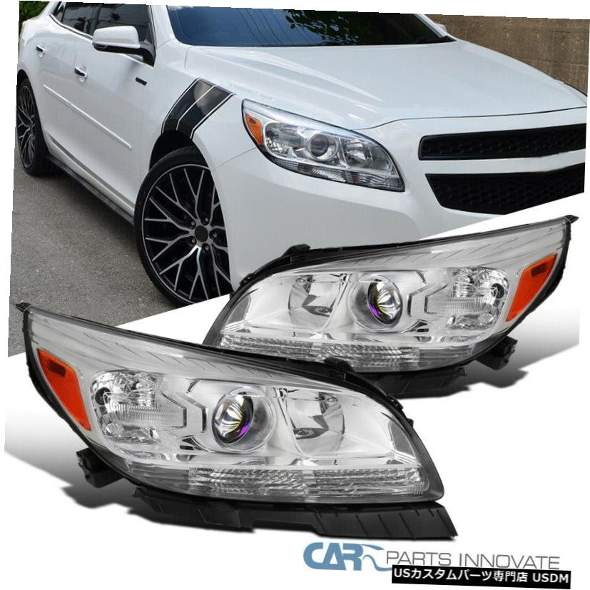 Headlight 13-15シェビーマリブ16限定ハロゲンファクトリークリアプロジェクターヘッドライト2PC For 13-15 Chevy Malibu 16 Limited Halogen Factory Clear Projector Headlights 2PC 【並行輸入品】 120,450円