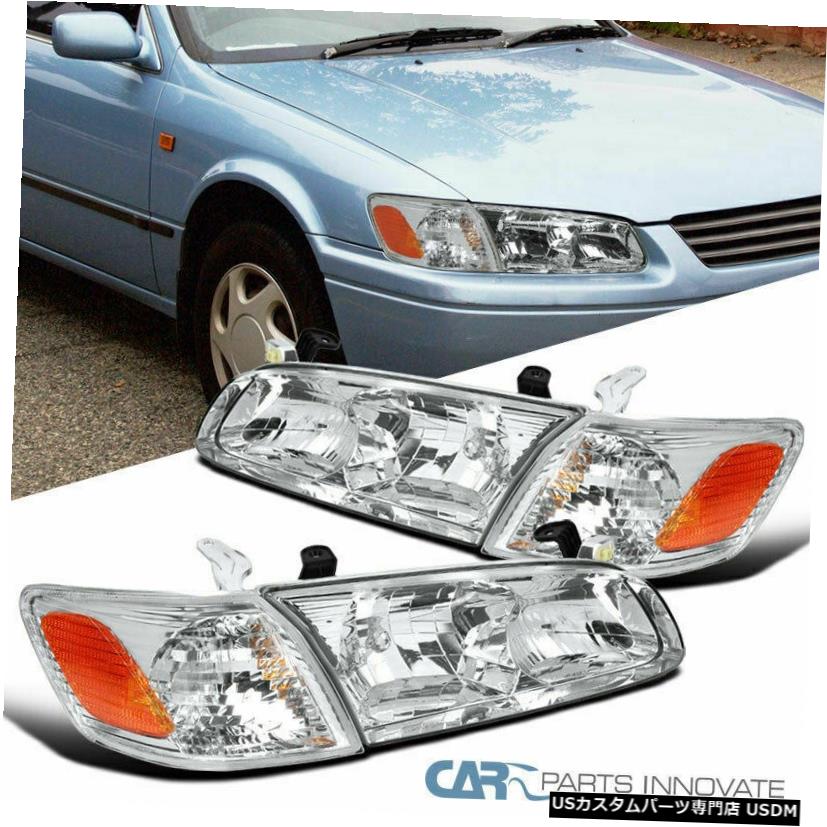 買い保障できる ライト ランプ トヨタ00 01カムリクリアレンズヘッドライトコーナーウインカーランプ左 右 Headlight For Left Right Lamps Signal Turn Corner Headlights Lens Clear Camry 00 01 Toyota