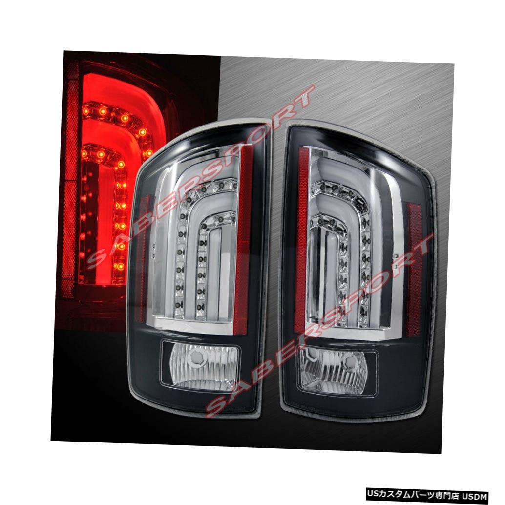 Tail light 2007-2008 Ram 1500 / 07-09 2500 3500のペアV2ブラックLEDテールライトのセット Set of Pair V2 Black LED Taillights for 2007-2008 Ram 1500 / 07-09 2500 3500 【並行輸入品】