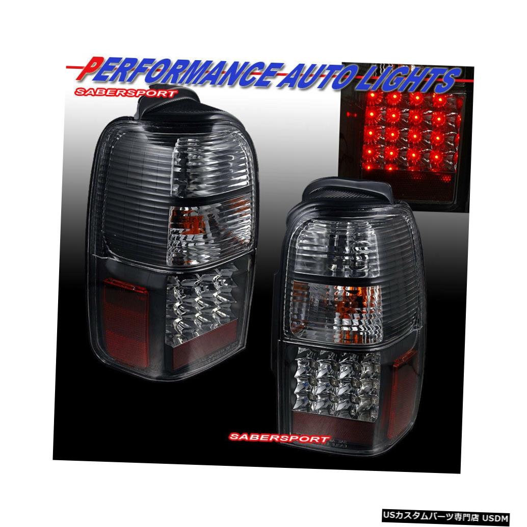 Tail light 1996-2002 Toyota 4RunnerのペアブラックハウジングLEDテールライトのセット Set of Pair Black Housing LED Taillights for 1996-2002 Toyota 4Runner 【並行輸入品】