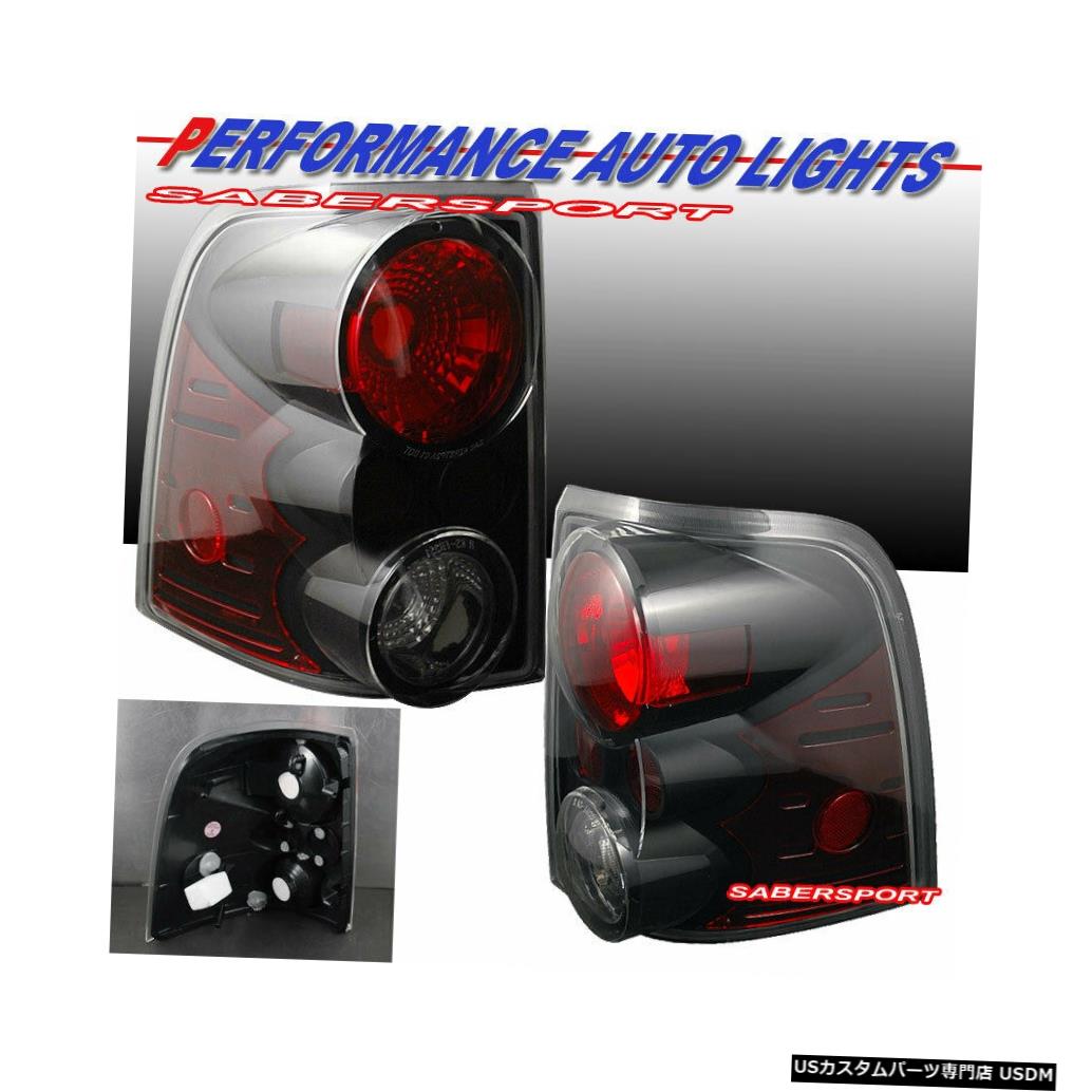 Tail light 2002-2005 Ford Explorer 4drのペアブラックAltezzaスタイルテールライトのセット Set of Pair Black Altezza Style Taillights for 2002-2005 Ford Explorer 4dr 【並行輸入品】