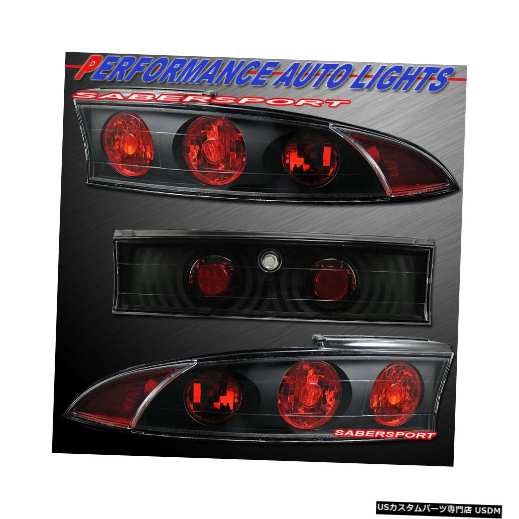 Tail light 1995-1999 Mitsubishi Eclipse用の3個セットのブラックAltezzaスタイルテールライト Set of 3pcs Black Altezza Style Taillights for 1995-1999 Mitsubishi Eclipse 【並行輸入品】