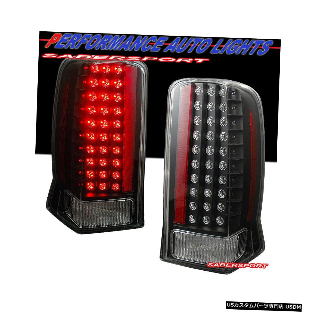 Tail light 2002-2006 Escalade / Escalade ESVのペアブラックハウジングLEDテールライトセット Set of Pair Black Housing LED Taillights for 2002-2006 Escalade / Escalade ESV 【並行輸入品】